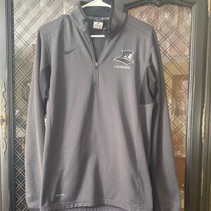 Nike Black Quarter-Zip Lacrosse Top